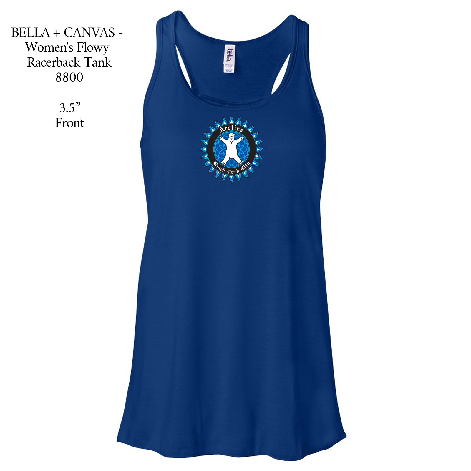 Bella + Canvas - Women's Flowy Racerback Tank - 8800(S21)