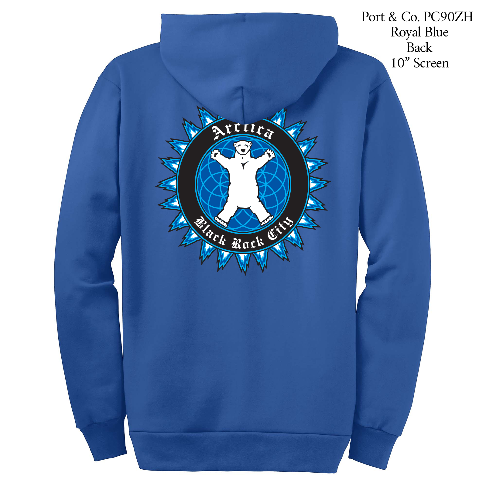 Port & Company® - Essential Fleece Full-Zip Hoodie- Masc fit. (PC90ZH)