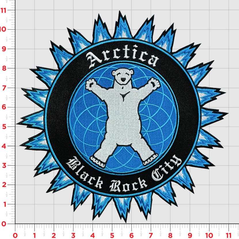 Arctica 11" Back Patch 2024 Run